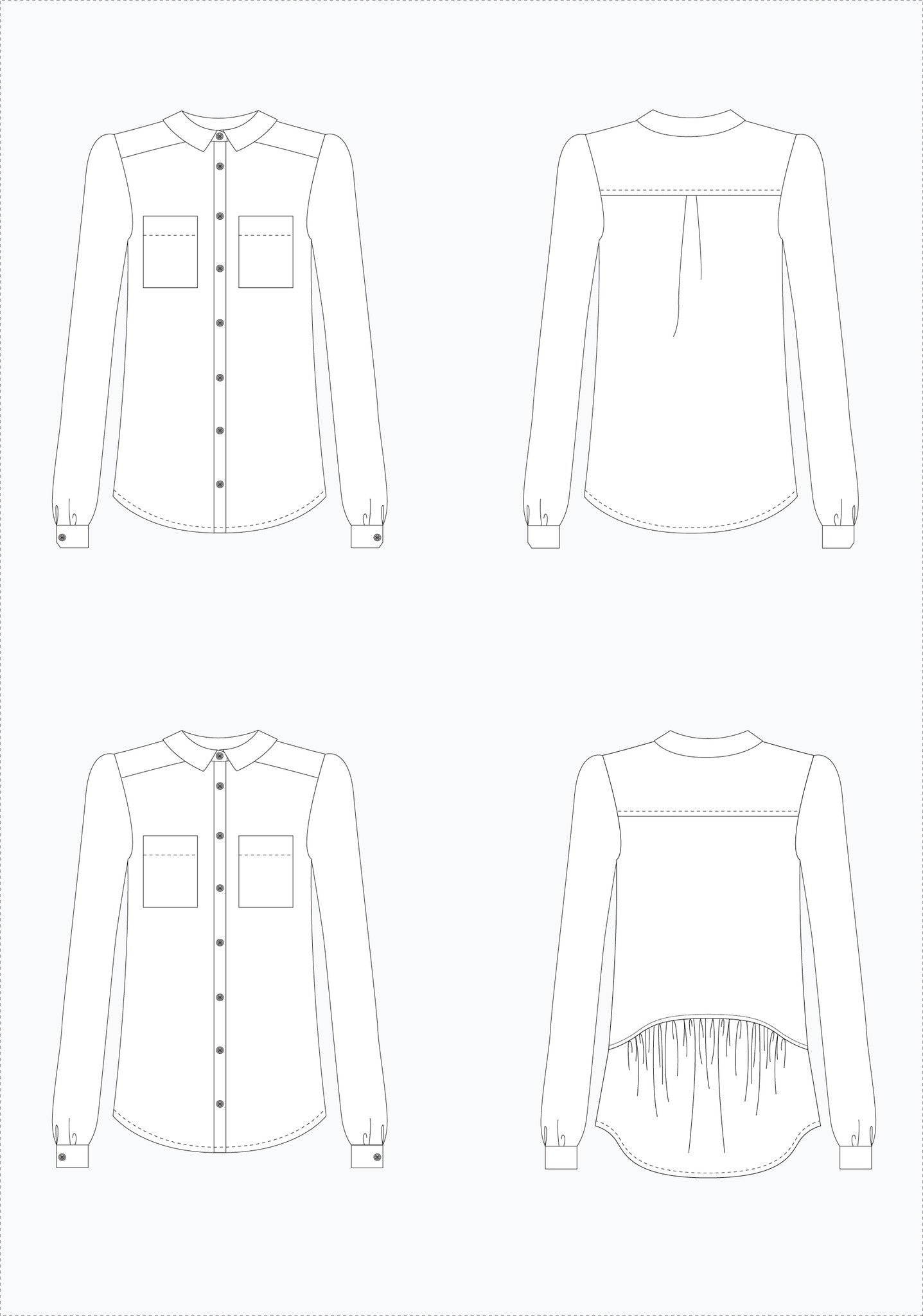 Archer Button Up Shirt (sizes 0 - 18)