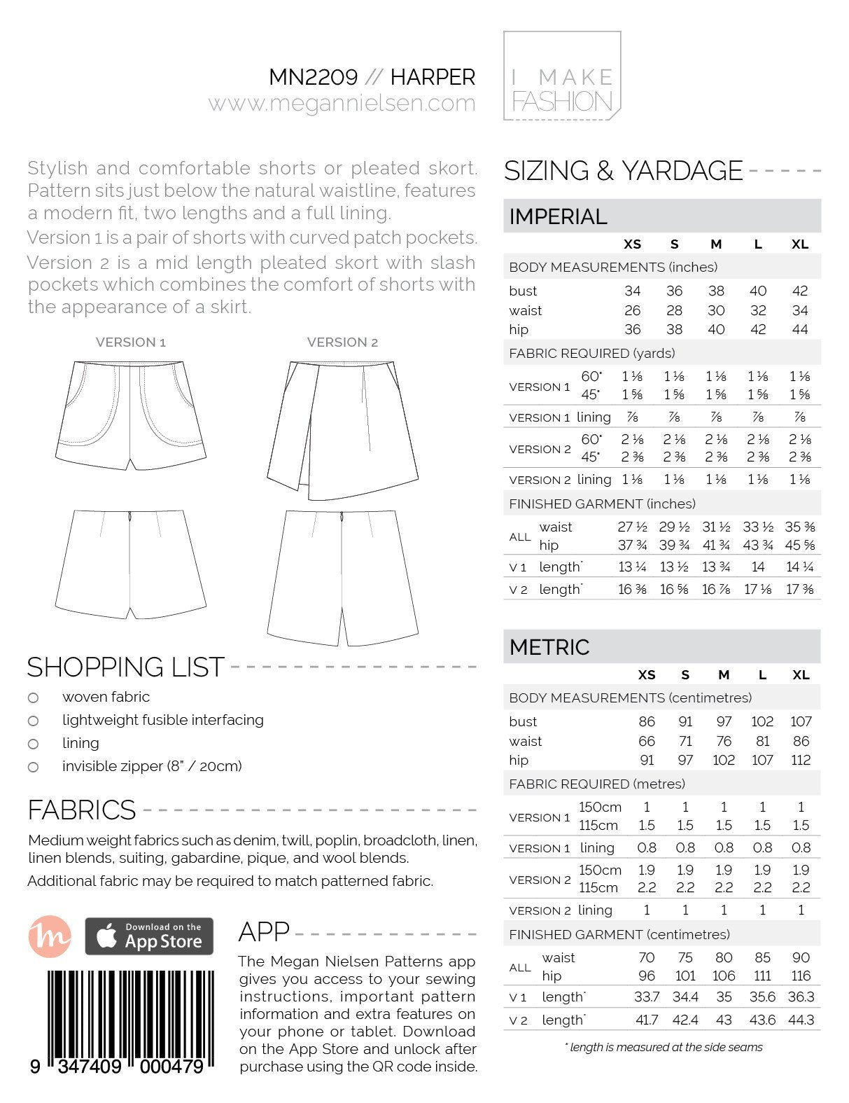 Harper Shorts & Skort