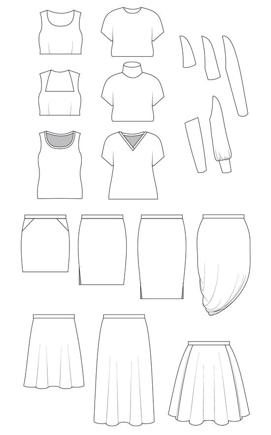 Grafton Dress, Top & Skirt Mix & Match Pack (size 12 - 32)