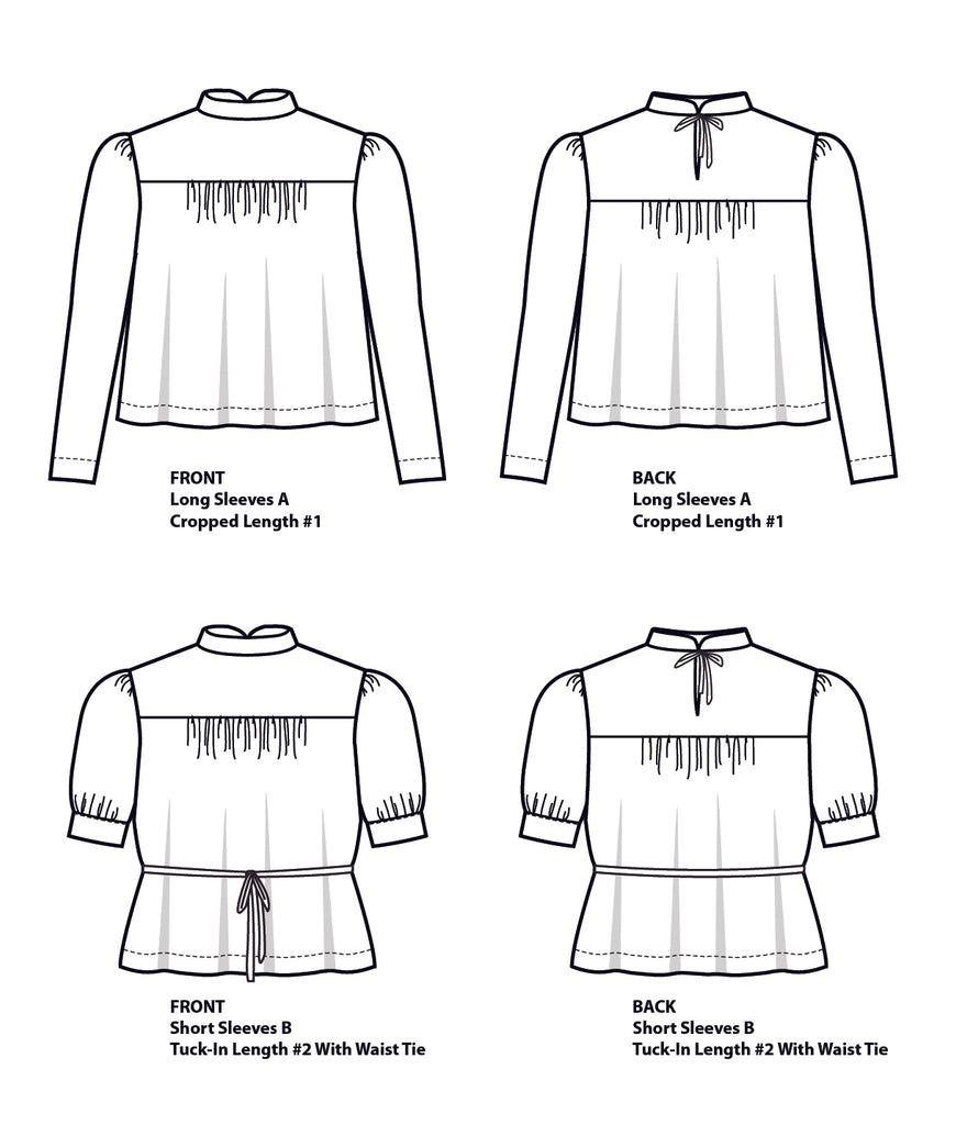 Regalia Blouse (sizes 16-34)