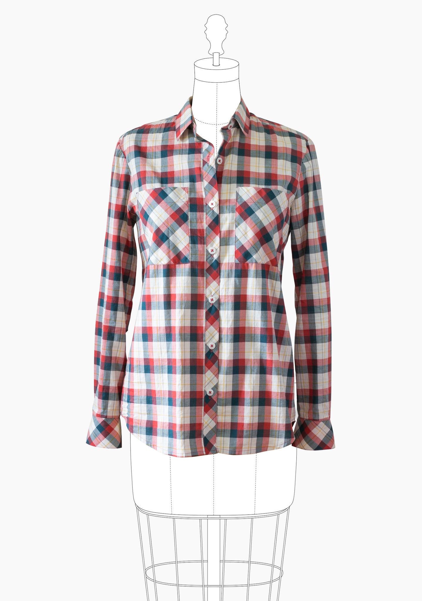 Archer Button Up Shirt (sizes 0 - 18)