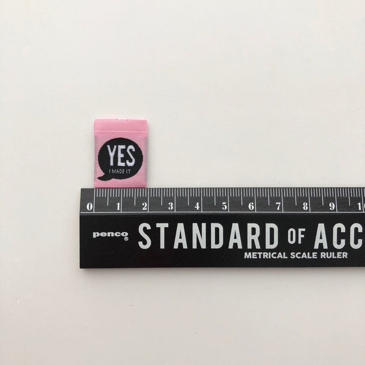 'Yes I Made It'  woven labels 10 pack