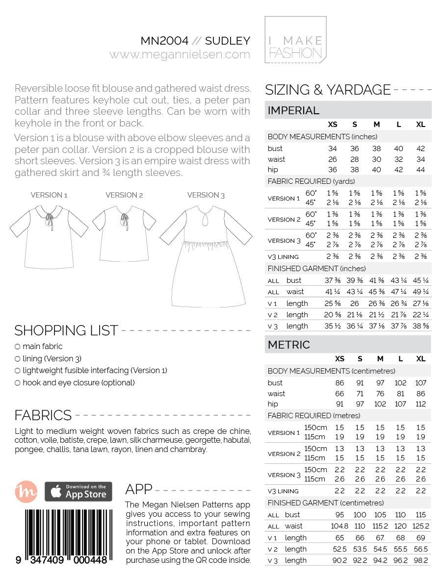 Sudley Dress & Blouse