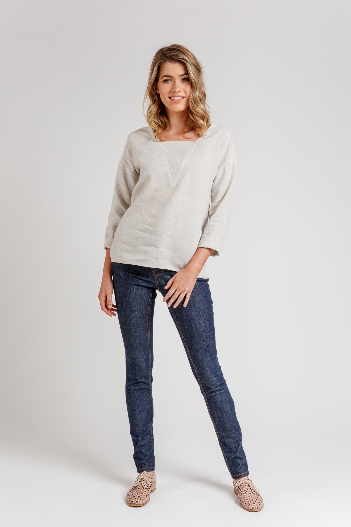 Olive Dress & Blouse