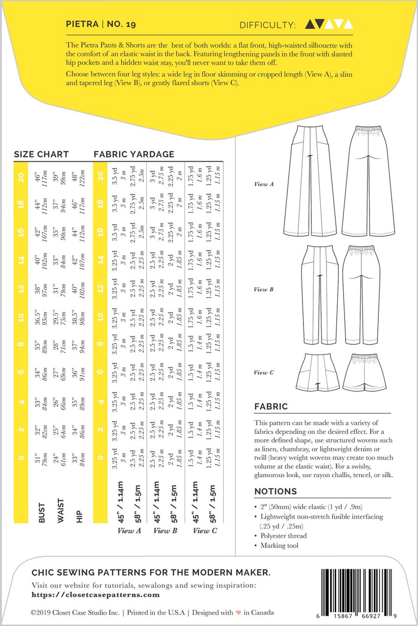 Pietra Pants & Shorts