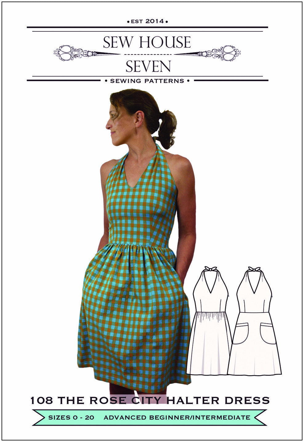Rose City Halter Dress