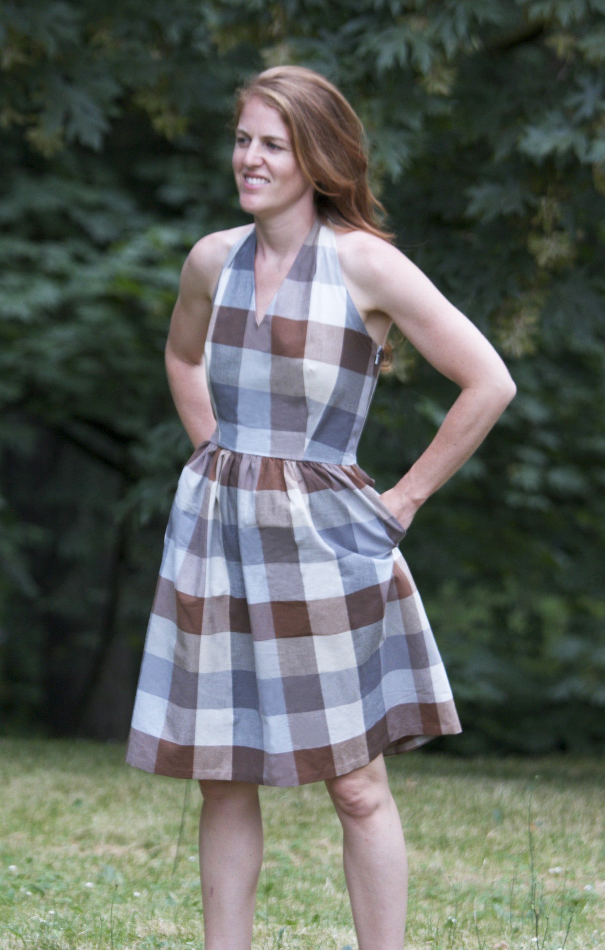 Rose City Halter Dress