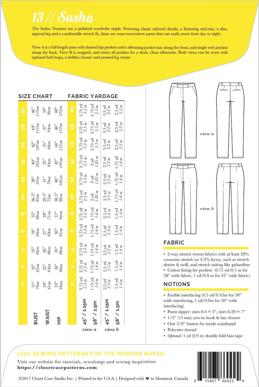 Sasha Trousers