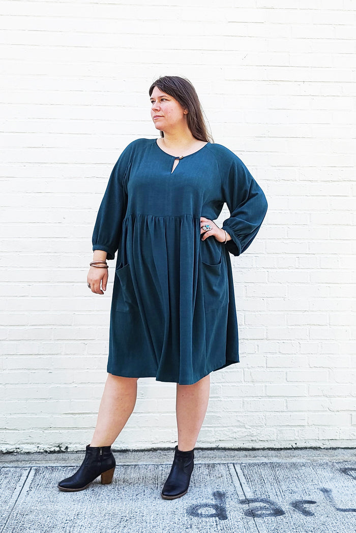 Romey Gathered Dress & Top (sizes 16 - 34)
