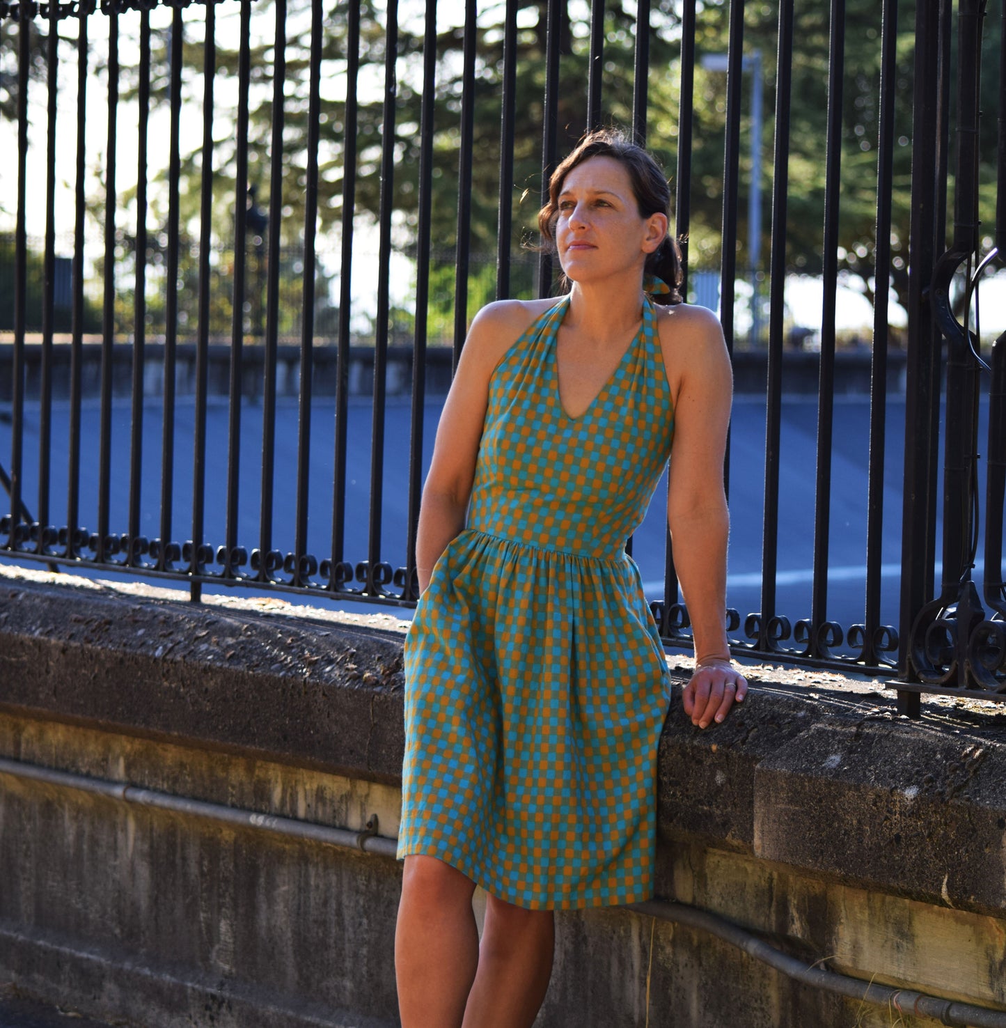 Rose City Halter Dress