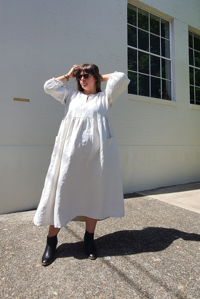 Romey Gathered Dress & Top (sizes 16 - 34)