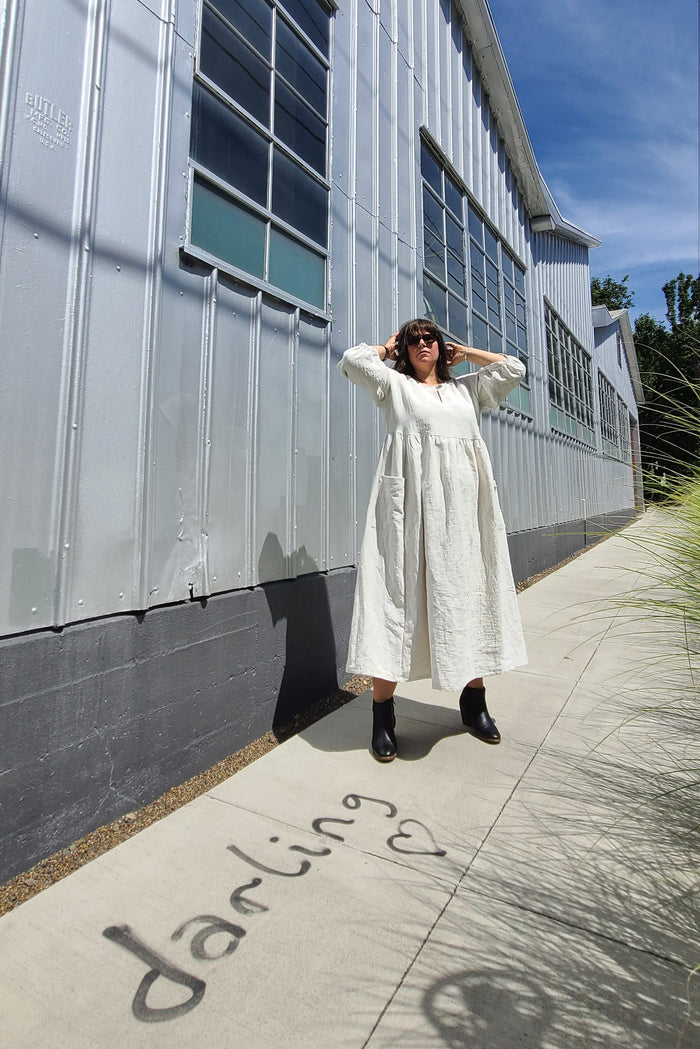 Romey Gathered Dress & Top (sizes 16 - 34)